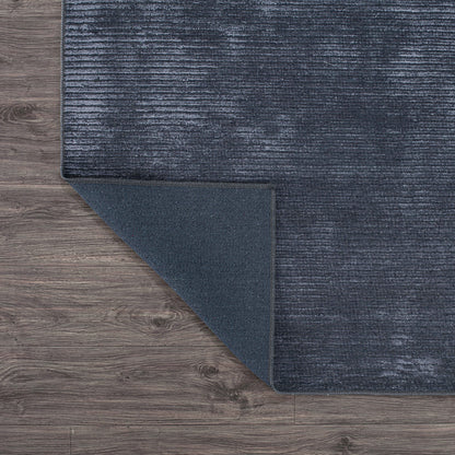 Tappeto moderno lavabile in lavatrice con strisce effetto anticato