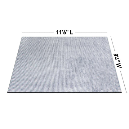 Tappeto moderno lavabile in lavatrice con strisce effetto anticato