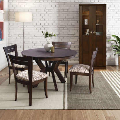 Tavolo da pranzo rotondo in stile Mid-Century