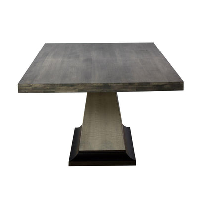 Tavolo da pranzo con piedistallo in stile contemporaneo