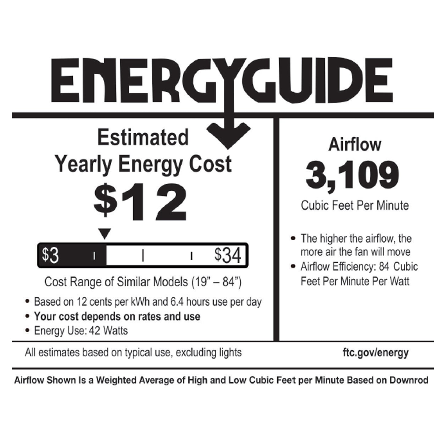 Ventilatore da soffitto Magna Carta in stile Tiffany Copper Grove Guasipati da 52 pollici - 52L x 52W x 16,5