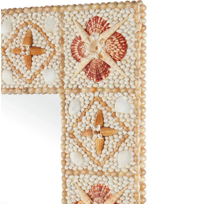 Specchio a conchiglia in mosaico Coquillage