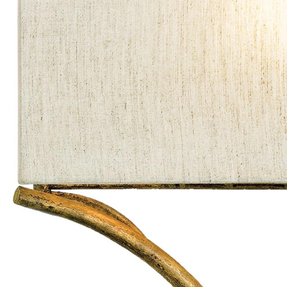 Applique da parete dorata a forma di quadrifoglio dorato