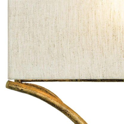 Applique da parete dorata a forma di quadrifoglio dorato