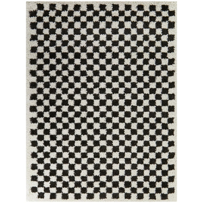 Tappeto Covey Plush Checkered Thick Shag