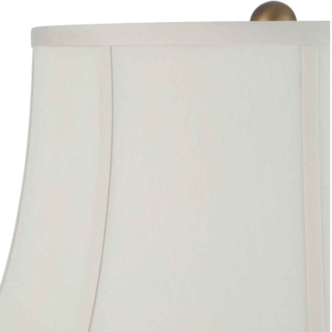 Lampada in ceramica floreale screpolata