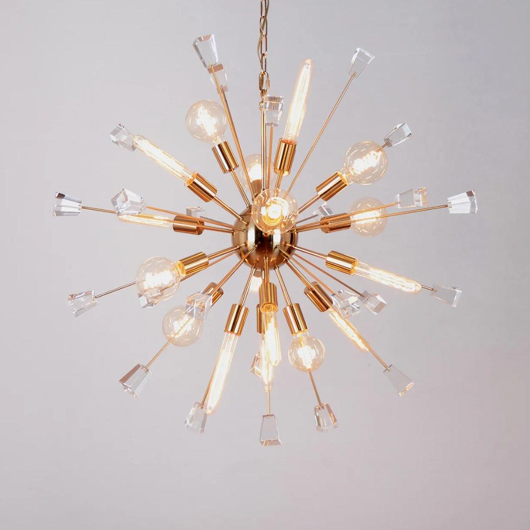 Lampadario moderno in cristallo Sputnik
