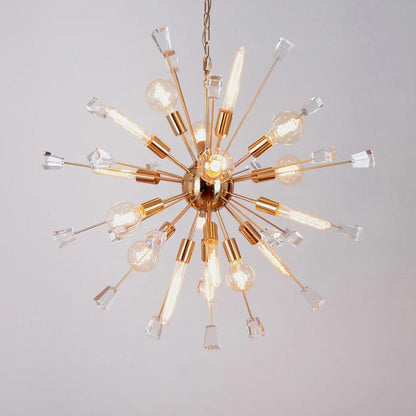 Lampadario moderno in cristallo Sputnik