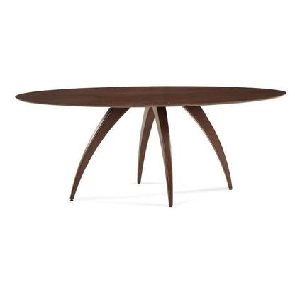 Tavolo da pranzo ovale in stile Mid-Century