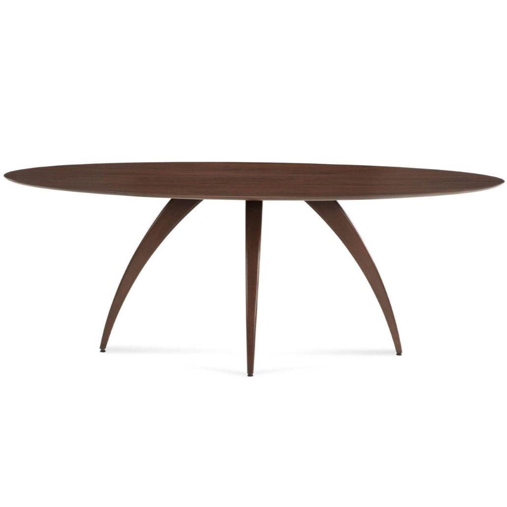 Tavolo da pranzo ovale in stile Mid-Century