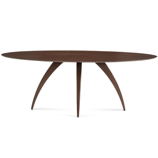 Tavolo da pranzo ovale in stile Mid-Century