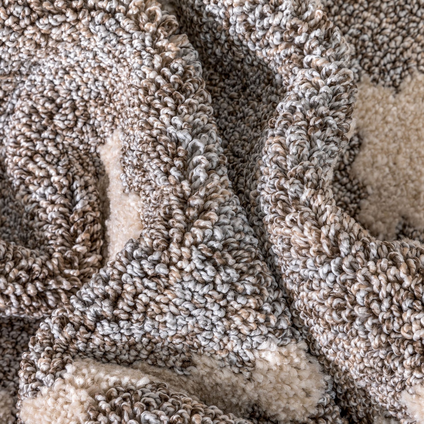 Tappeto moderno per corridoio e scale, modello Runner Harlow Trellis, su misura