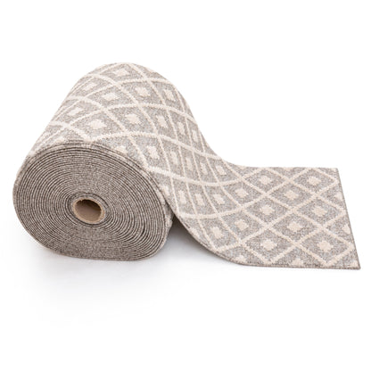 Tappeto moderno per corridoio e scale, modello Runner Harlow Trellis, su misura