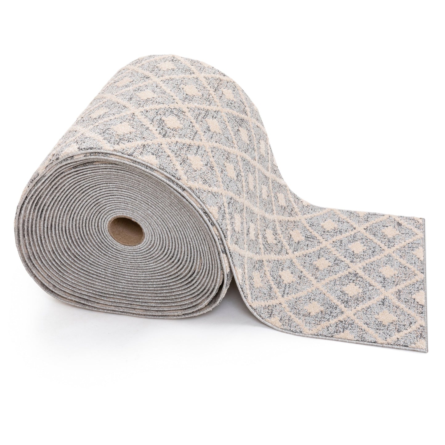 Tappeto moderno per corridoio e scale, modello Runner Harlow Trellis, su misura