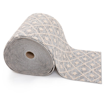 Tappeto moderno per corridoio e scale, modello Runner Harlow Trellis, su misura