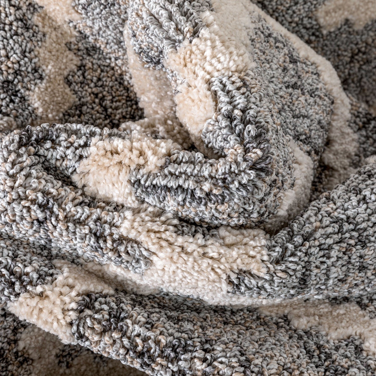 Tappeto moderno per corridoio e scale, modello Runner Harlow Trellis, su misura