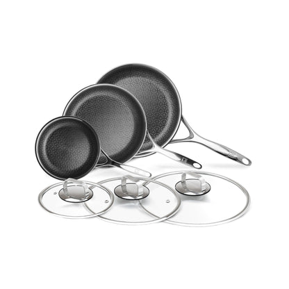 Set di pentole antiaderenti ibride DiamondClad da 6 pezzi