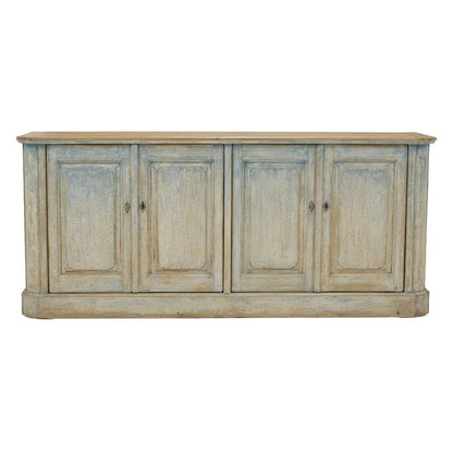 Credenza vintage blu anticata