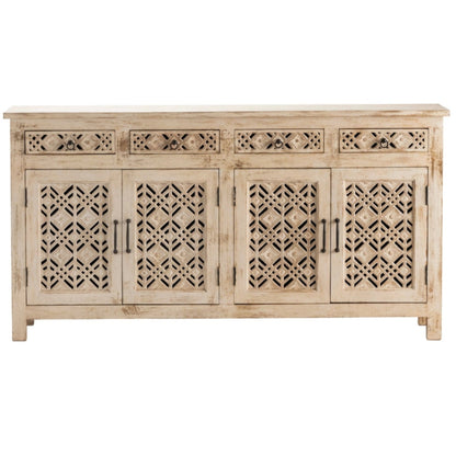 Credenza geometrica Boho naturale