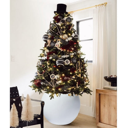 DreamPatio Riverside Fiberstone Modern Sphere Planter per interni/esterni