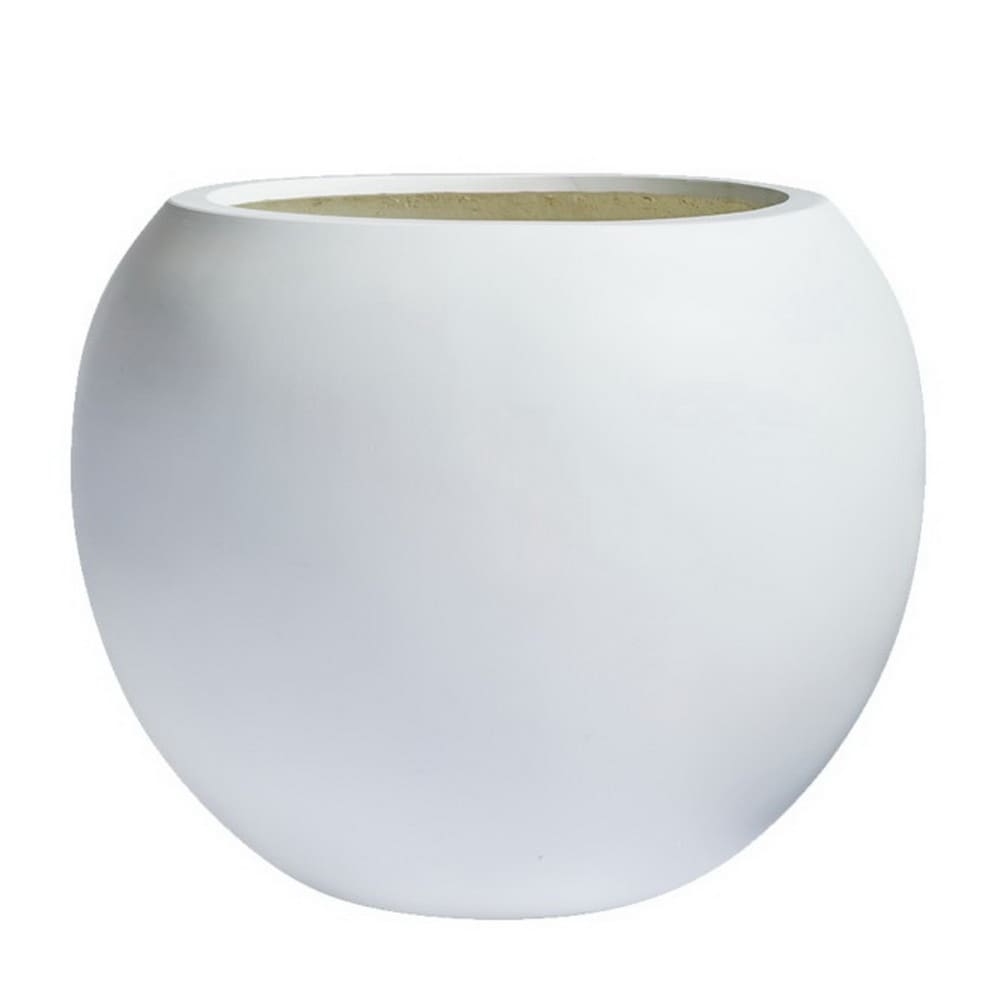 DreamPatio Riverside Fiberstone Modern Sphere Planter per interni/esterni
