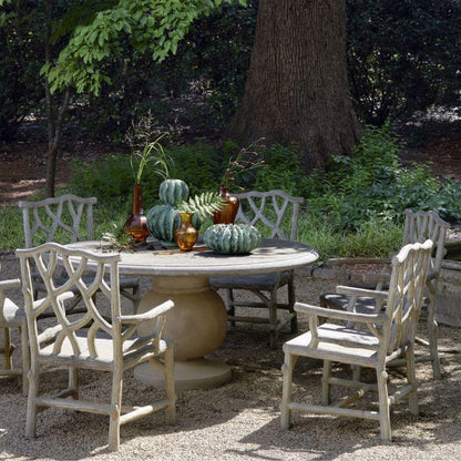 Sedia da giardino in legno galleggiante