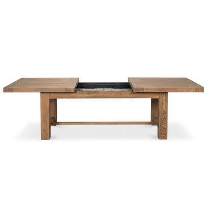 Tavolo da pranzo allungabile Bauhaus in rovere polveroso