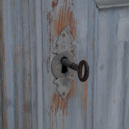 Mobile antico francese blu-grigio, circa 1890