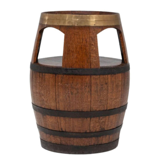 Tavolo a botte largo francese d'epoca, circa 1920