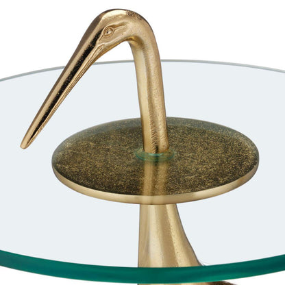 Tavolino decorativo Golden Crane