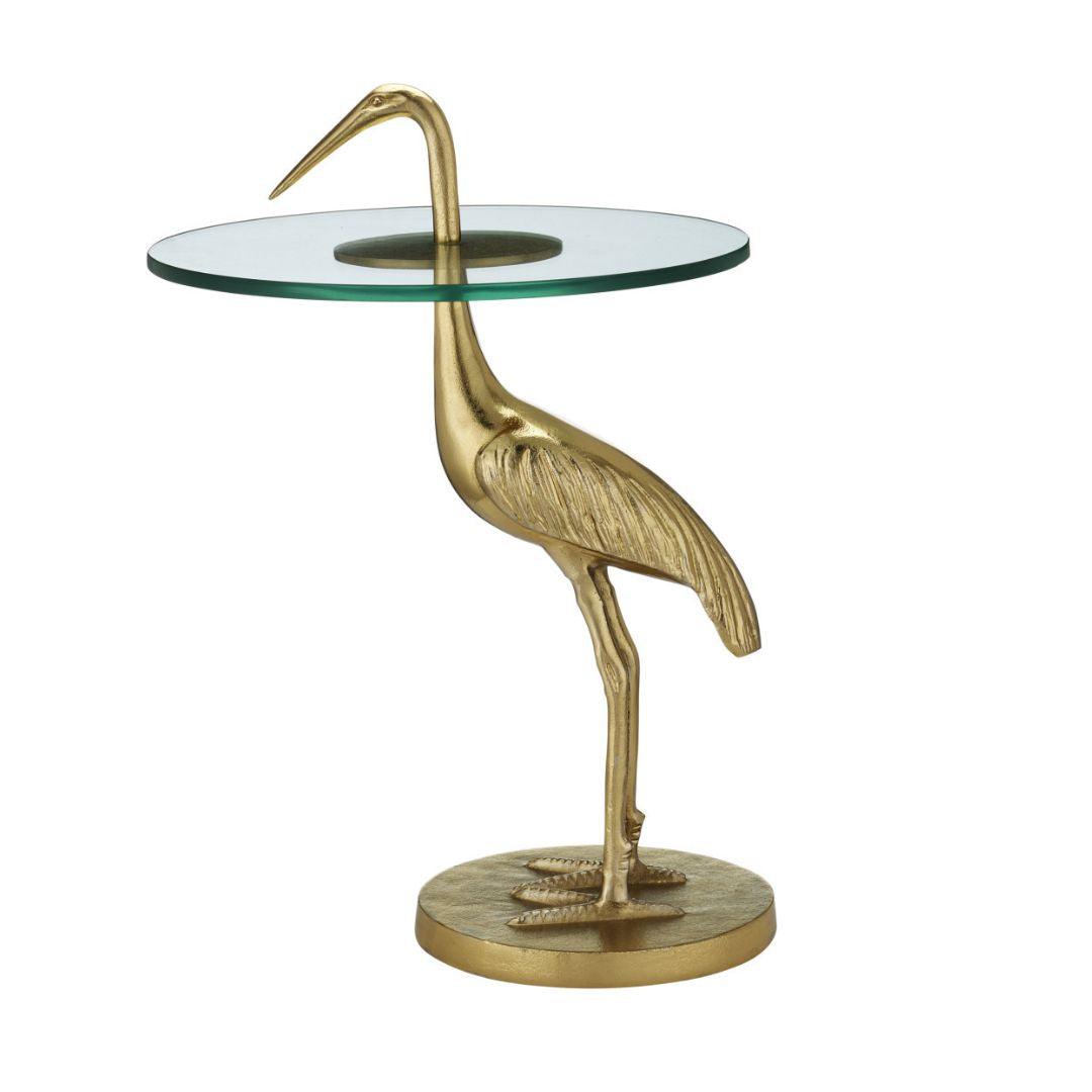 Tavolino decorativo Golden Crane