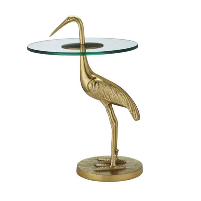 Tavolino decorativo Golden Crane