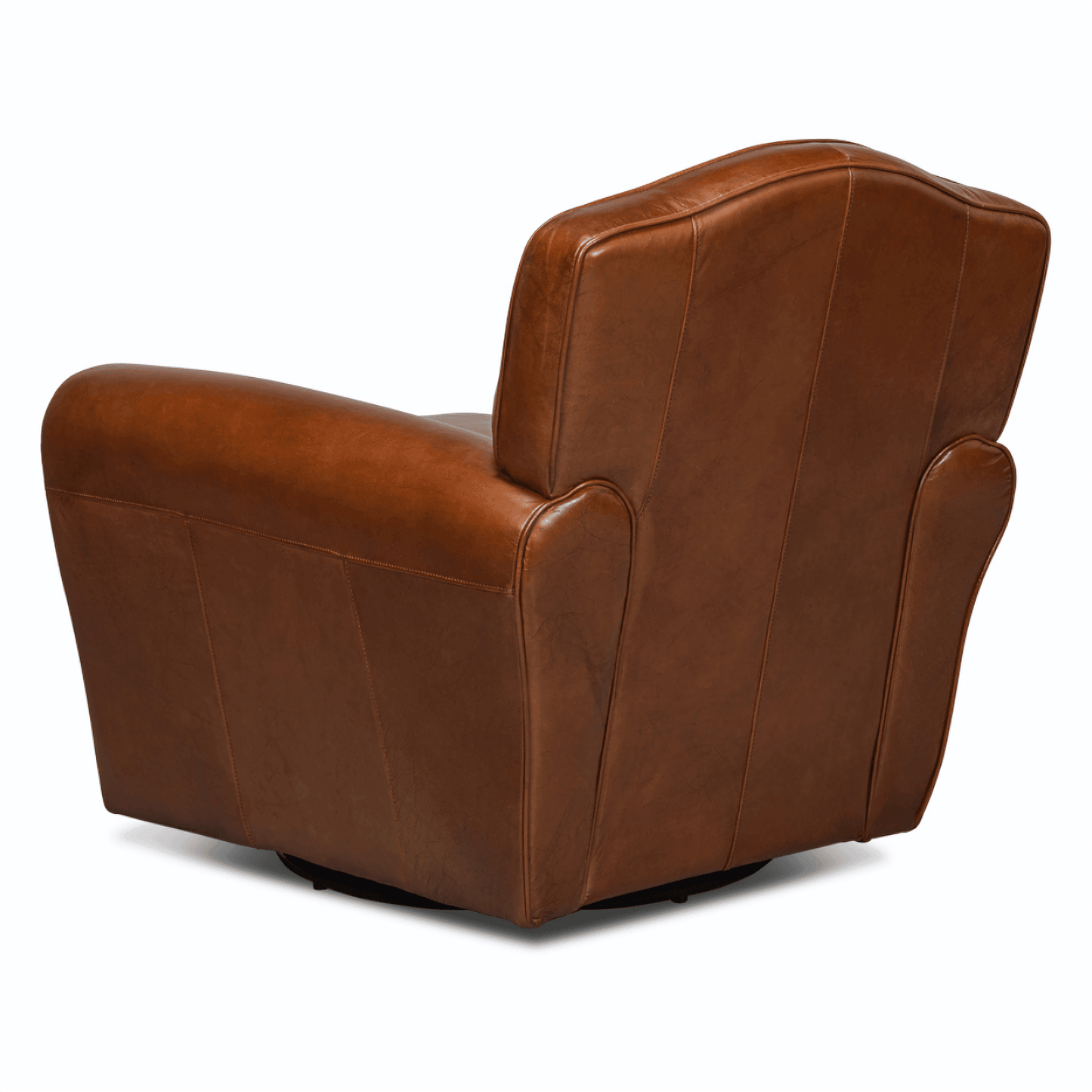 Sedia girevole in pelle Havana Club