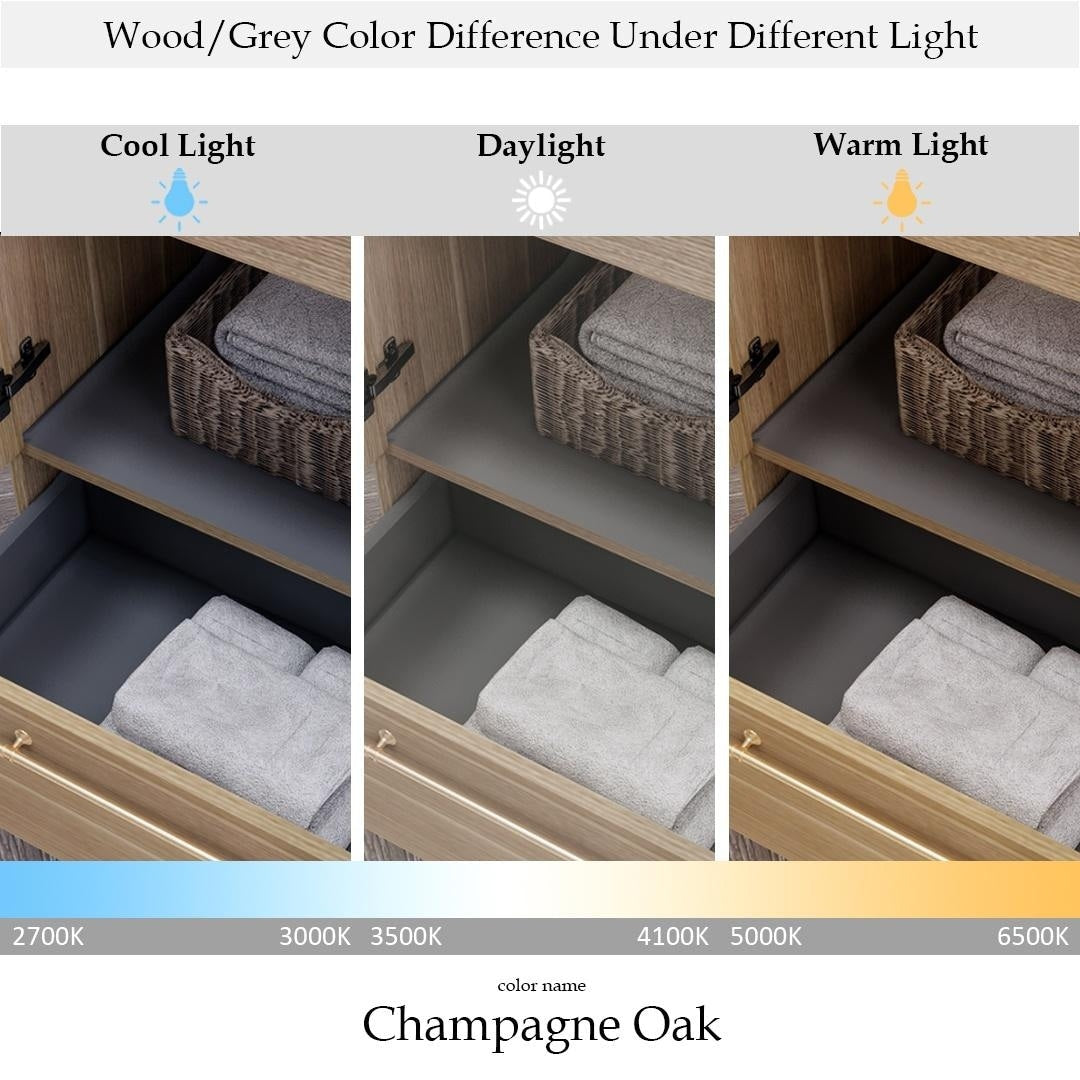 Mobile lavabo indipendente Eliza da 72'' con doppio lavabo