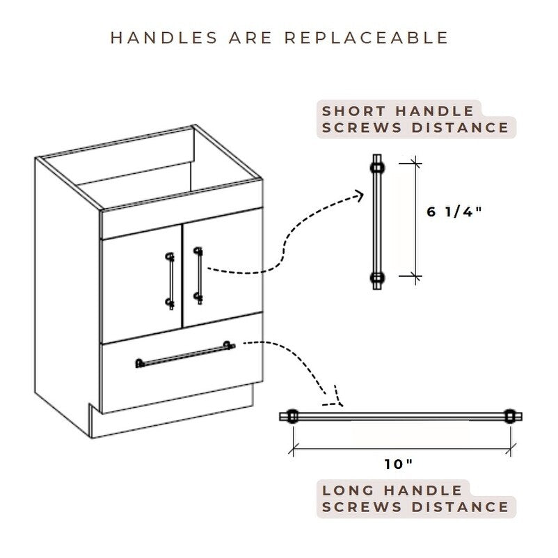 Mobile lavabo indipendente Eliza da 72'' con doppio lavabo