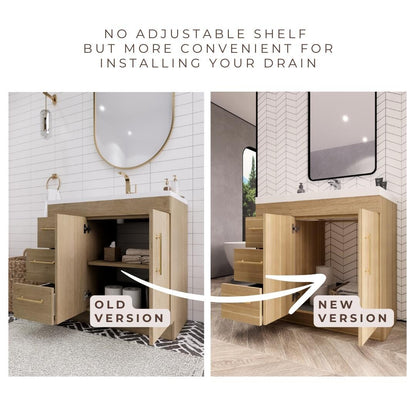 Mobile lavabo indipendente Eliza da 72'' con doppio lavabo