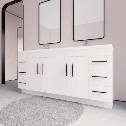 Mobile lavabo indipendente Eliza da 72'' con doppio lavabo