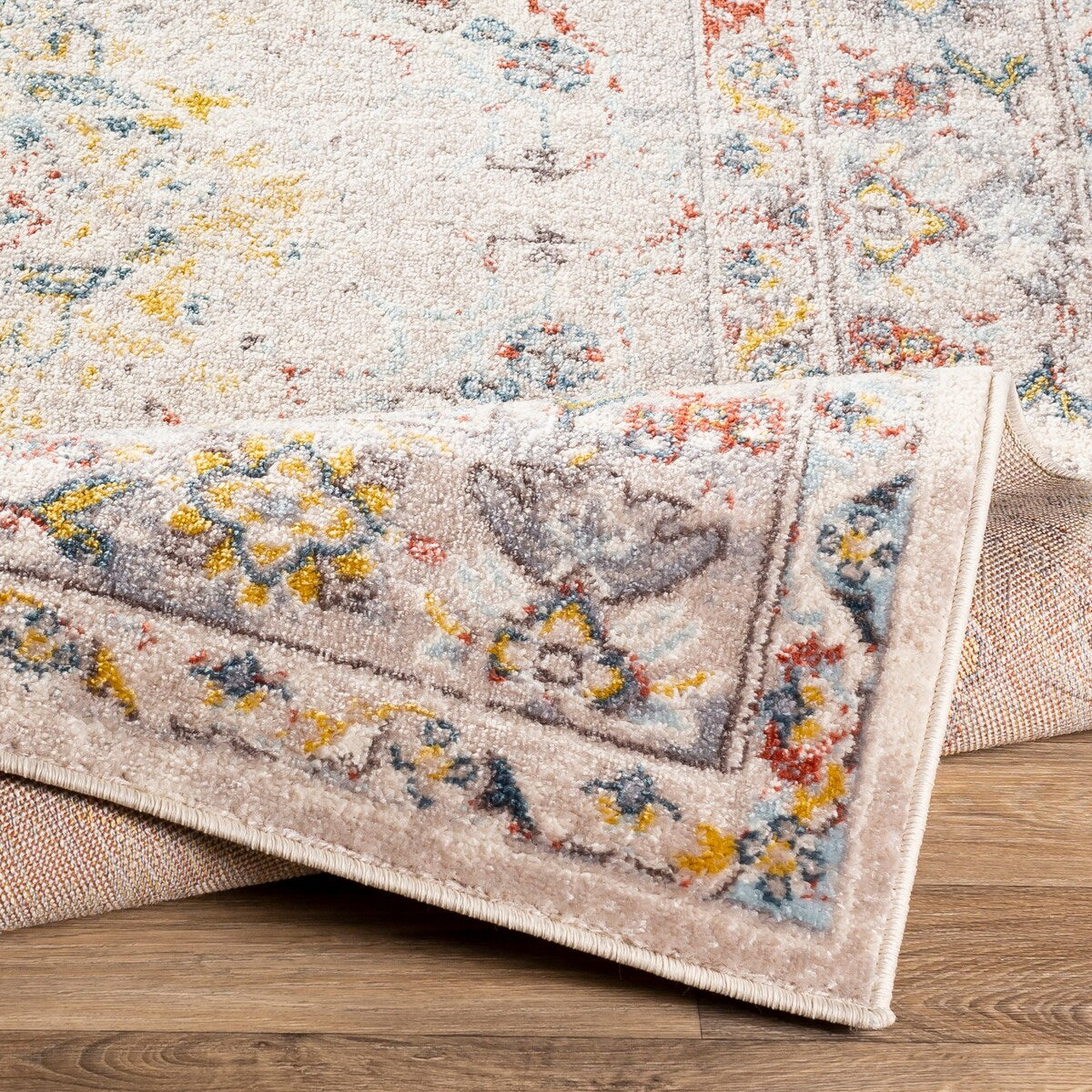 Tappeto tradizionale persiano a medaglione Elmas Livabliss