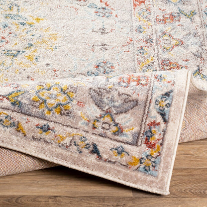 Tappeto tradizionale persiano a medaglione Elmas Livabliss