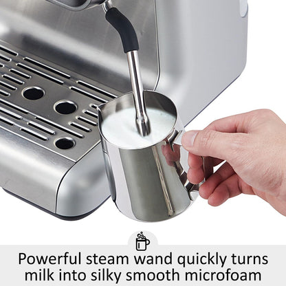 Macchina per caffè espresso, con macinacaffè, serbatoio dell'acqua da 2,8 l