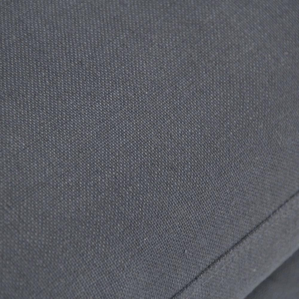 Divano Cabriole in lino blu navy