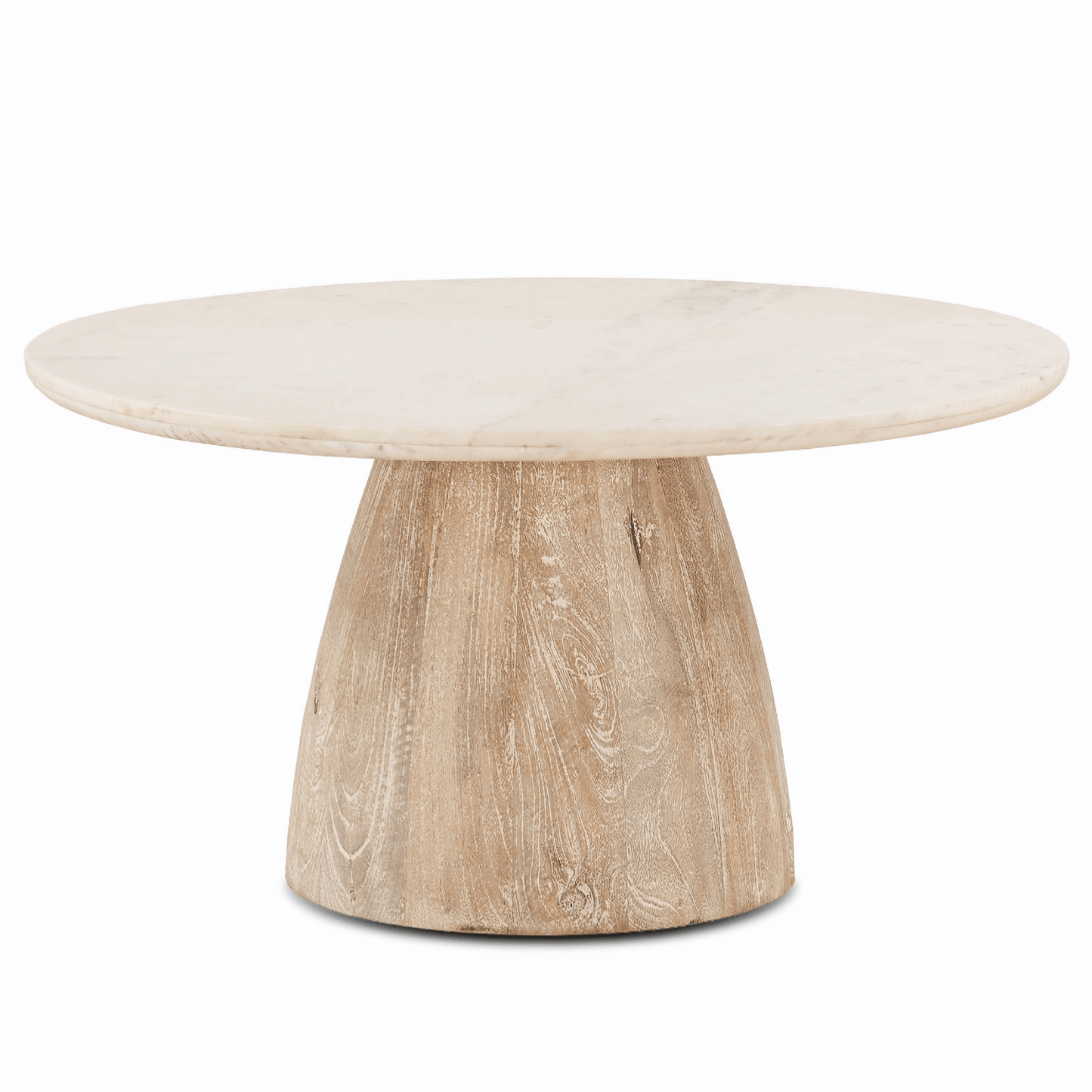 Tavolino da caffè con piano in marmo Palm Springs