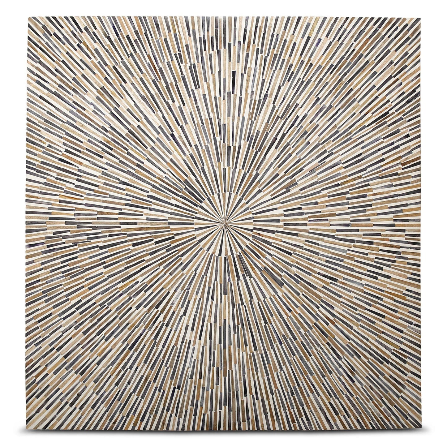 Tavolino da caffè con intarsi in corno Serengeti