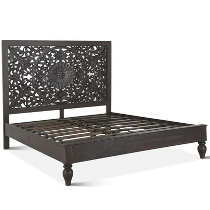 Letto Flora Bohemian Dark Brown - King