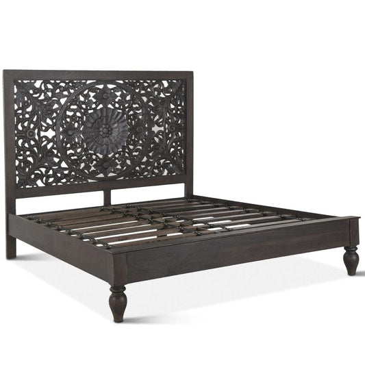 Letto Flora Bohemian Dark Brown - King