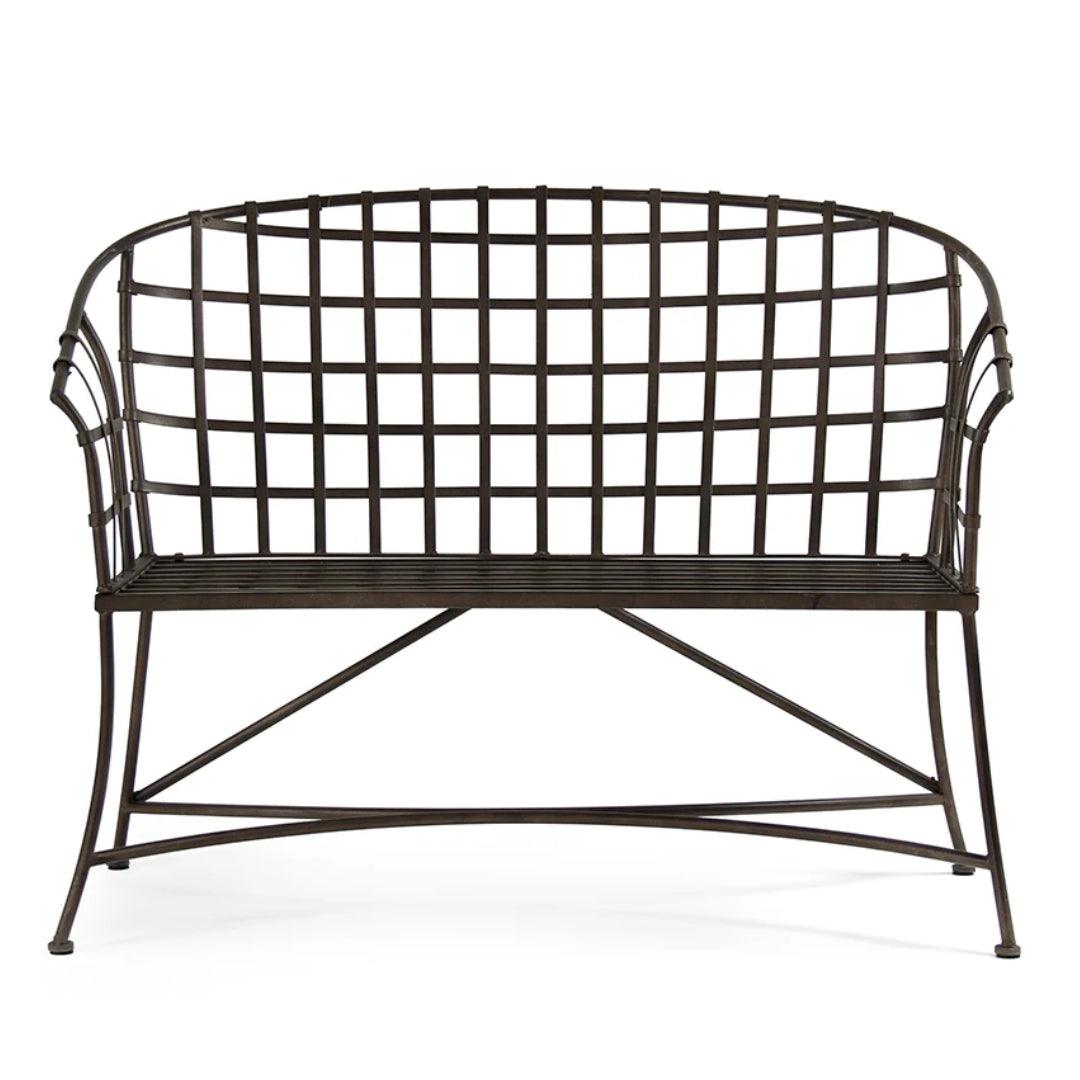 Panca in ferro da fattoria