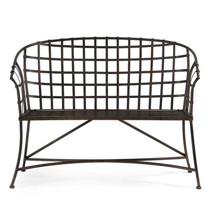 Panca in ferro da fattoria