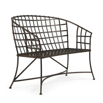 Panca in ferro da fattoria