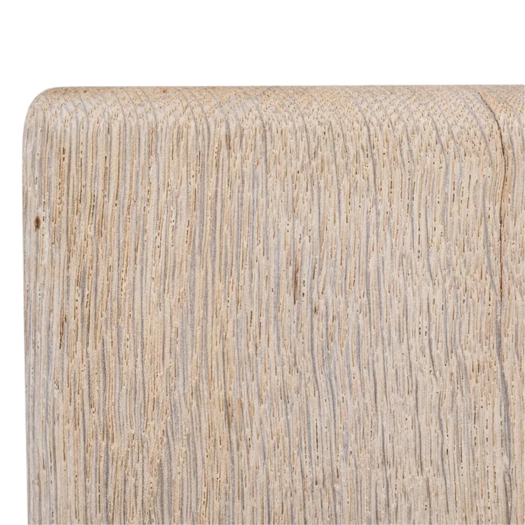 Tavolo da pranzo con balaustra tornita in rovere da fattoria, circa 1920