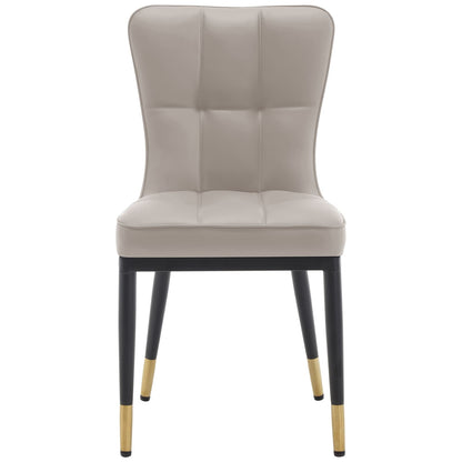 Set di 2/4 sedie da pranzo imbottite in similpelle